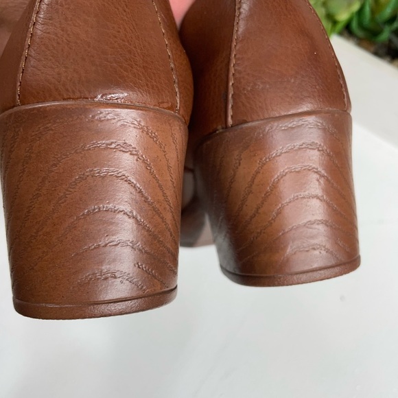 b.o.c. Brown Mules with Slip-On Design and Chunky Heel - Picture 3 of 5